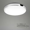 BRILONER LED stropní svítidlo, pr. 28,5 cm, 13 W, bílé-chrom BRI 3351-016