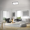 BRILONER Slim svítidlo LED panel, 42 cm, 3000 lm, 22 W, černá BRI 3393-015