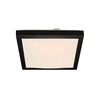 BRILONER LED stropní svítidlo, 27 cm, 12 W, bílé-černá BRI 3502-015