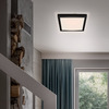 BRILONER LED stropní svítidlo, 27 cm, 12 W, bílé-černá BRI 3502-015