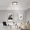 BRILONER LED stropní svítidlo, 27 cm, 12 W, bílé-černá BRI 3502-015