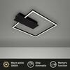 BRILONER LED stropní svítidlo, 37,5 cm, 12 W, 1400 lm, černá BRI 3544-015