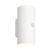 BRILONER Lima LED venkovní nástěnné svítidlo, pohybové čidlo, soumrakový senzor, nabíjecí, bílé 3787016