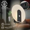 BRILONER Taro nástěnné svítidlo - 2,5W, 100lm, bezdrátové, LED, s pohybové čidlo, černá 3889015