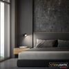 BRILONER Tari nástěnné bodové svítidlo - 1,6W, 160lm, LED, nabíjecí, CCT, stmívatelné, bezdrátové, černá 3896015