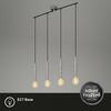 BRILONER Retro závěsné svítidlo, 85 cm, bez 4x E27, max. 60 W, antická stříbrná BRI 4031-044