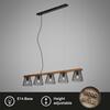 BRILONER Závěsné svítidlo, 110 cm, max. 25 W, černá BRI 4077-055