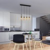 BRILONER Závěsné svítidlo, 120 cm, 4x E27, max. 10W, kouřová BRI 4486045
