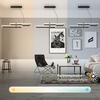 BRILONER LED závěsné svítidlo, 120 cm, časovač, 44W, 400lm, černá/dřevo BRI 4768015