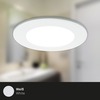 BRILONER CCT LED vestavná svítidla sada, pr.9,2 cm, 3x LED, 4,8 W, 450 lm, bílé IP44 BRI 7034-036