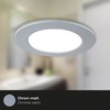 BRILONER RGB-CCT LED vestavná svítidla sada, pr.9,2 cm, 3x LED, 4,8 W, 450 lm, matný chrom IP65 BRI 7035-034