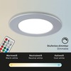BRILONER RGB-CCT LED vestavná svítidla sada, pr.9,2 cm, 3x LED, 4,8 W, 450 lm, matný chrom IP65 BRI 7035-034