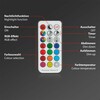 BRILONER RGB-CCT LED vestavná svítidla sada, pr.9,2 cm, 3x LED, 4,8 W, 450 lm, matný chrom IP65 BRI 7035-034