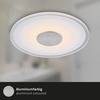 BRILONER LED vestavné svítidlo, pr.12 cm, 3x LED, 6 W, 650 lm, hliník IP44 BRI 7043-039