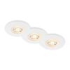 BRILONER LED vestavná svítidla, pr.9 cm, 3x LED, 5 W, 480 lm, bílé BRI 7044-036