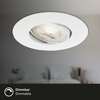 BRILONER 3ks sada LED vestavné svítidlo, pr. 9 cm, 4,9 W, bílé BRI 7048-036