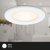 BRILONER LED vestavné svítidlo, pr. 11,5 cm, 6 W, bílé IP44 BRI 7053-016