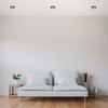 BRILONER 3ks sada LED vestavné svítidlo, pr. 11,5 cm, 6 W, 650 lm, černá IP44 BRI 7053-035
