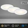 BRILONER 3ks sada LED vestavné svítidlo, pr. 11,5 cm, 6 W, bílé BRI 7053-036