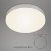 BRILONER LED stropní svítidlo, pr. 27,8 cm, 21 W, stříbrná BRI 7066014