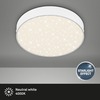 BRILONER LED stropní svítidlo hvězdné nebe, pr. 21,2 cm, 16 W, bílé BRI 7073-416