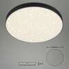BRILONER LED stropní svítidlo hvězdné nebe, pr. 38,7 cm, 24,5 W, černá BRI 7075-415
