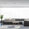 BRILONER 3ks sada LED vestavné svítidlo, pr. 10,6 cm, 7 W, matný nikl BRI 7114-432