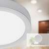 BRILONER LED stropní svítidlo, pr. 22,5 cm, 16,5 W, matný chrom BRI 7117-014