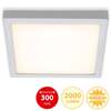 BRILONER LED stropní svítidlo, 30 cm, 21 W, matný chrom BRI 7142014
