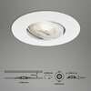 BRILONER 3ks sada ultraploché LED vestavné svítidlo, pr. 9 cm, 5 W, bílé BRI 7146-036