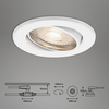 BRILONER 3ks LED vestavné svítidlo, pr. 8,6 cm, 5 W, bílé BRI 7147-036