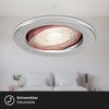 BRILONER 3ks LED vestavné svítidlo, pr. 8,6 cm, 5 W, hliník BRI 7147-039