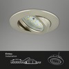 BRILONER 3ks sada LED vestavné svítidlo, pr. 8,2 cm, 4,8W, matný nikl BRI 7209-032