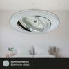 BRILONER 3ks sada LED vestavné svítidlo, pr. 8,2 cm, 5 W, hliník BRI 7209-039