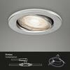 BRILONER 3ks sada LED vestavné svítidlo, pr. 8,6 cm, 5 W, hliník BRI 7220-039