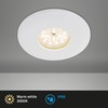 BRILONER LED vestavné svítidlo, pr. 9,3 cm, 5 W, bílé IP65 BRI 7227-016