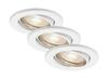 BRILONER 3ks sada LED vestavné svítidlo, pr. 8,6 cm, 5 W, bílé BRI 7277-036