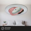 BRILONER 3ks sada LED vestavné svítidlo, pr. 8,2 cm, 6,5 W, hliník BRI 7296-039