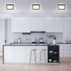 BRILONER LED stropní svítidlo, 29,6 cm, 18 W, černá BRI 7362-015