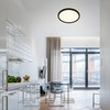 BRILONER Svítidlo LED panel, 42,2 cm, 3000 lm, 22 W, černá BRI 7364-015