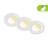 BRILONER Klira 3ks sada LED vestavné bodové svítidlo do koupelny 230V, CTS přepínač, IP44, bílé 7588036