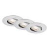 BRILONER LED vestavné svítidlo 4,4 cm 3x 4,9 W 480lm chrom BRI 7602034