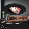 BRILONER LED vestavné svítidlo 4,4 cm 3x 4,9W 480lm černá BRI 7602035