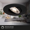 BRILONER LED vestavné svítidlo 4,4 cm 3x 4,9W 480lm černá BRI 7602035