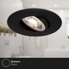 BRILONER LED vestavné svítidlo 4,4 cm 3x 4,9W 480lm černá BRI 7602035