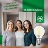 BRILONER EEK A 2ks sada E14 LED žárovka, třída A, Filament, 50.000h, 840lm, 4W, teple bílé světlo, kapka 0555004