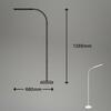 BRILONER LED stojací svítidlo, 126,5 cm, LED modul, 6W, 600lm, bílé BRILO 1472016