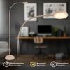 BRILONER Megg stojanová lampa - 12W, 800lm, LED, stmívatelná, nastavitelná, dotykový vypínač, béžová 1585011