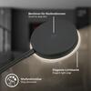 BRILONER Megg stojanová lampa - 12W, 800lm, LED, stmívatelná, nastavitelná, dotykový vypínač, černá 1585015