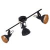 BRILONER Bodové svítidlo 55,4 cm 3x E14 40W černá BRILO 2049035